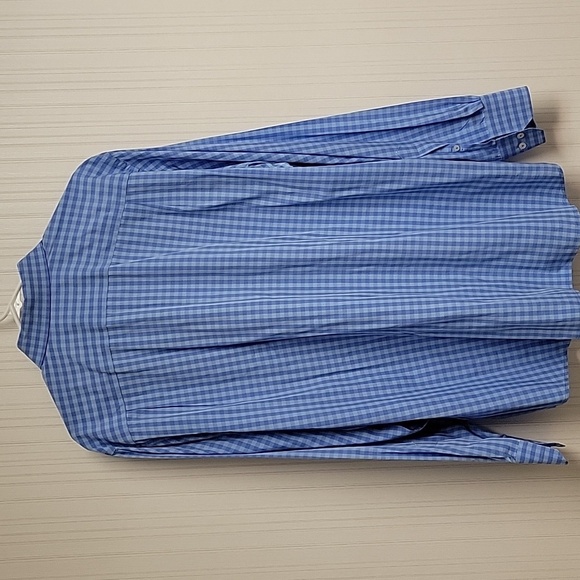 Southern Tide Classic Fit XL long Sleeve Blue Checked Button Down Mens - Picture 4 of 5